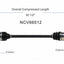 GSP North America NCV66512 CV Axle Assembly