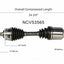 GSP North America NCV53565 CV Axle Assembly