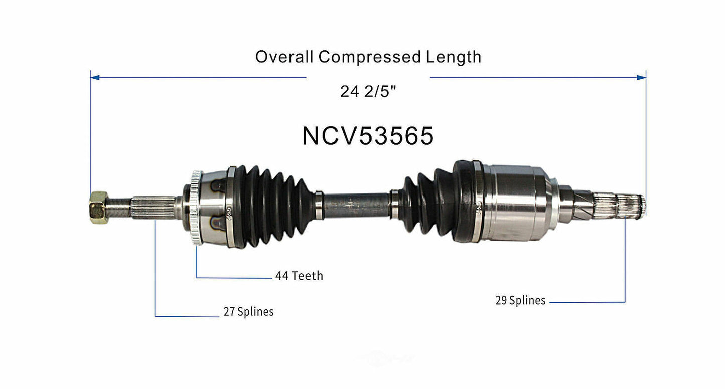 GSP North America NCV53565 CV Axle Assembly