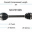 GSP North America NCV51595 CV Axle Assembly