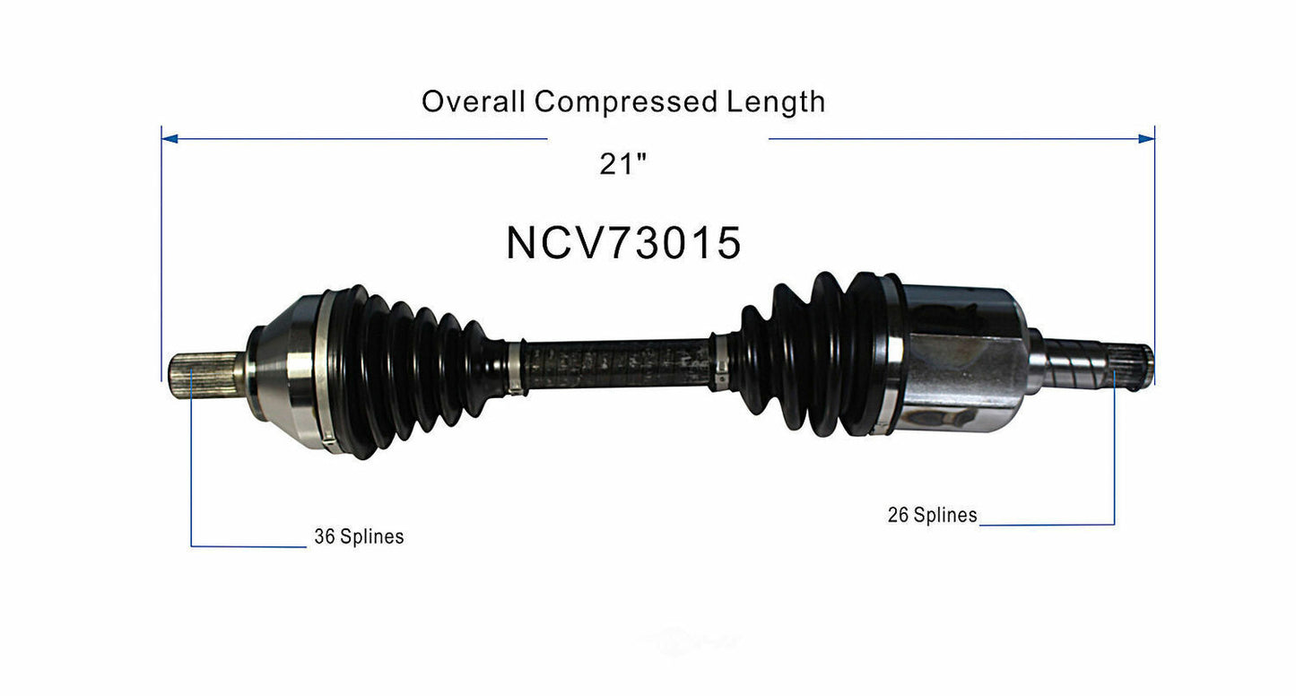 GSP North America NCV73015 CV Axle Assembly