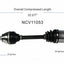 GSP North America NCV11053 CV Axle Assembly