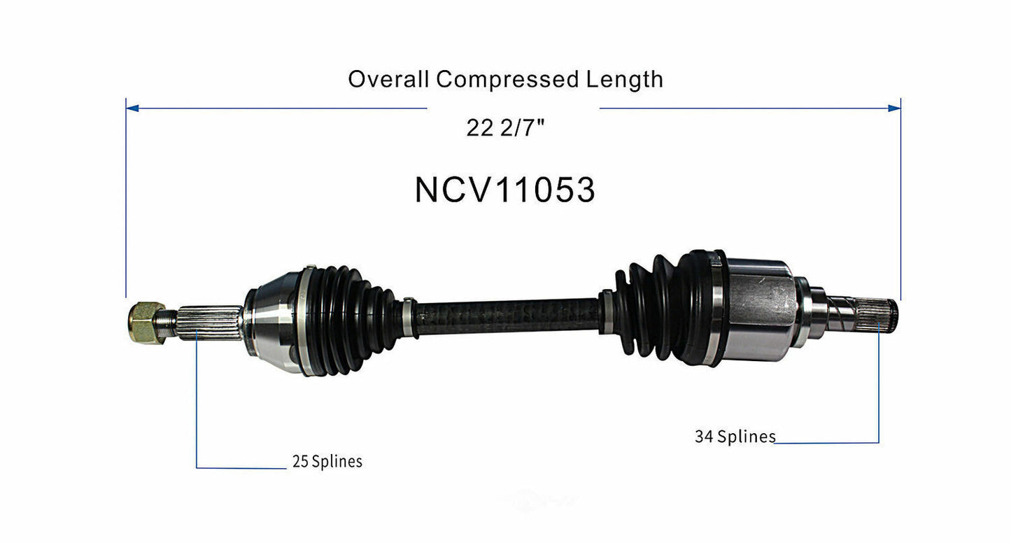 GSP North America NCV11053 CV Axle Assembly
