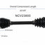 GSP North America NCV23600 CV Axle Assembly