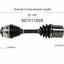 GSP North America NCV11009 CV Axle Assembly