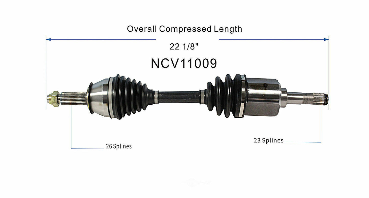 GSP North America NCV11009 CV Axle Assembly