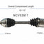 GSP North America NCV53917 CV Axle Assembly