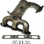 Dorman 674-131 Catalytic Converter with Integrated Exhaust Manifold