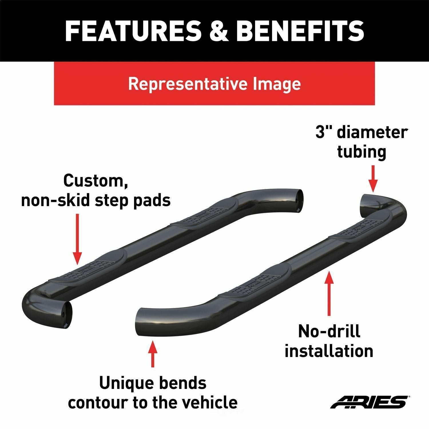 Aries 206003 Step Nerf Bar