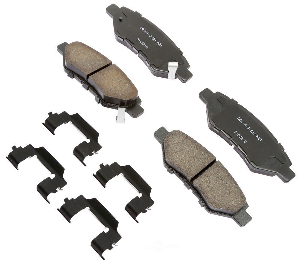 ACDelco Professional Durastop 17D1337CHF1 Disc Brake Pad Set