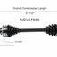 GSP North America NCV47566 CV Axle Assembly