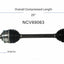 GSP North America NCV69063 CV Axle Assembly