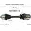 GSP North America NCV53515 CV Axle Assembly
