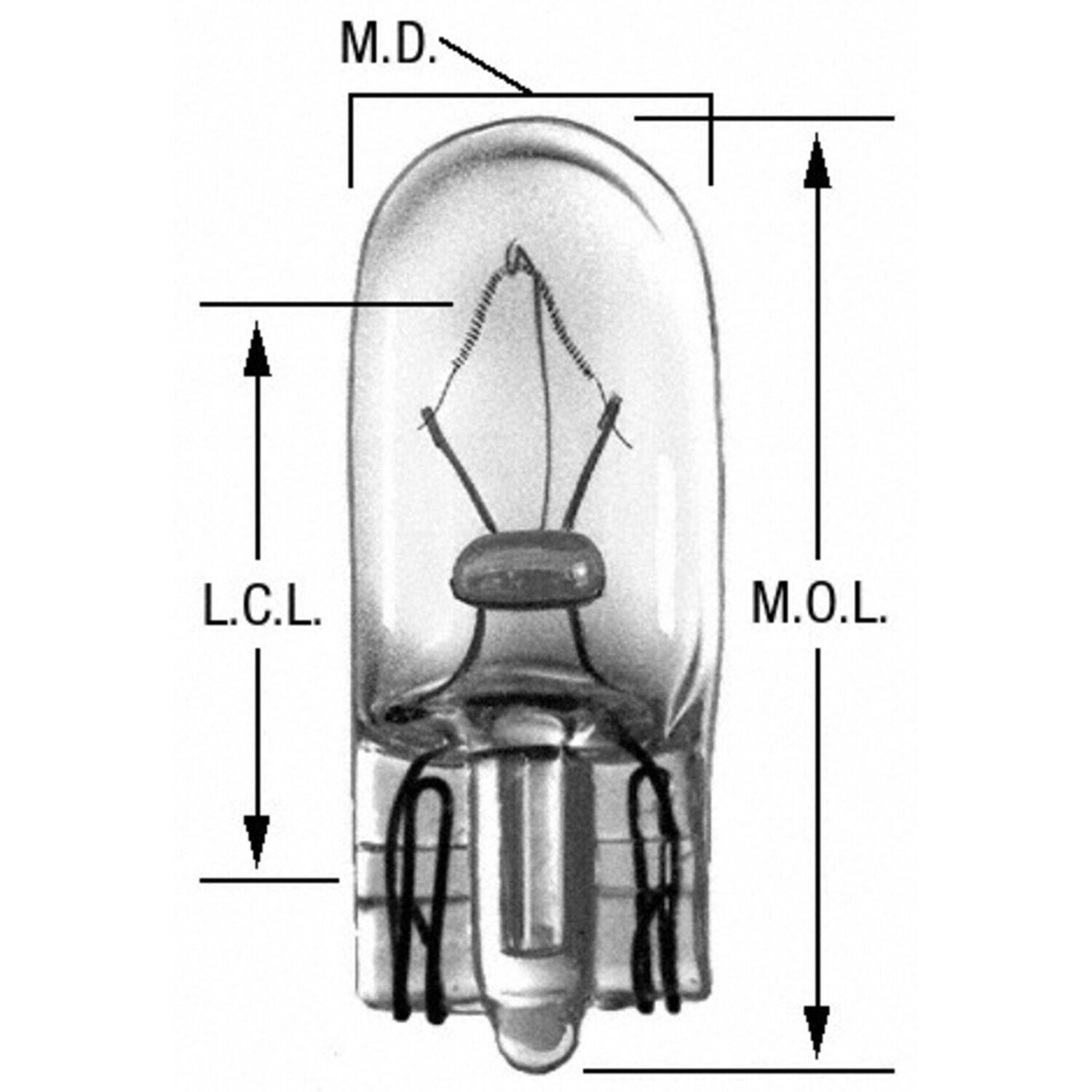 Wagner BP194NA Side Marker Light Bulb