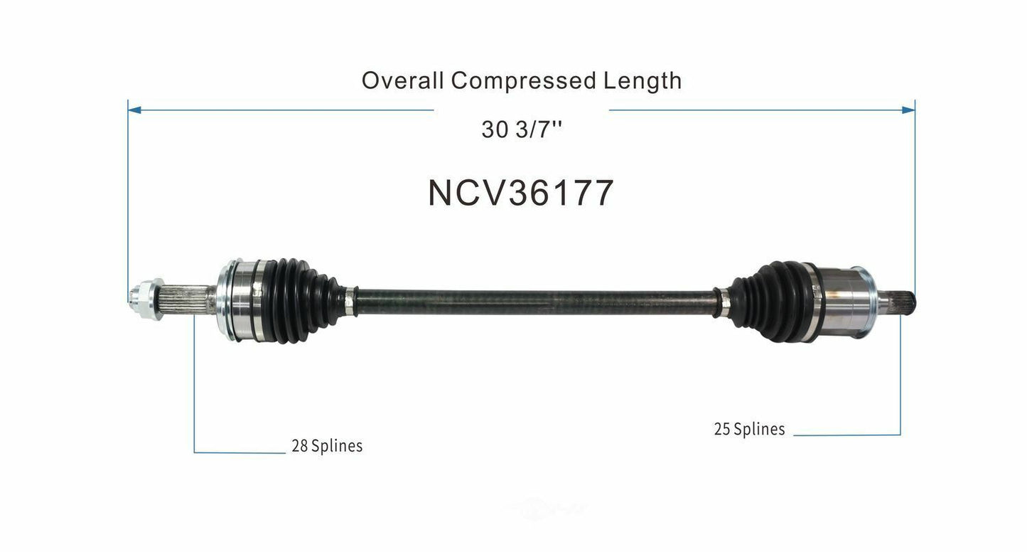 GSP North America NCV36177 CV Axle Assembly