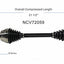 GSP North America NCV72059 CV Axle Assembly