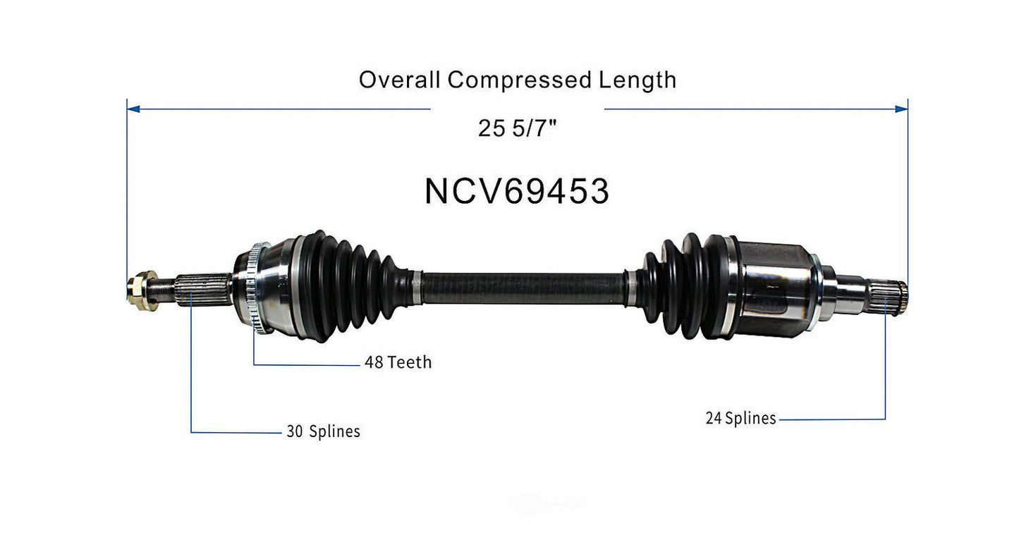 GSP North America NCV69453 CV Axle Assembly