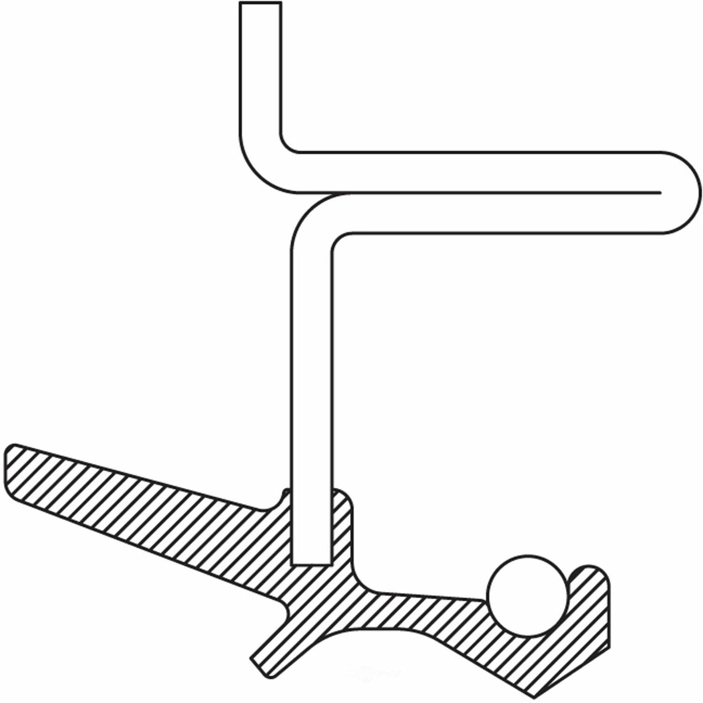 National Seal/Bearing 711084 Drive Axle Shaft Seal