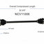 GSP North America NCV11006 CV Axle Assembly
