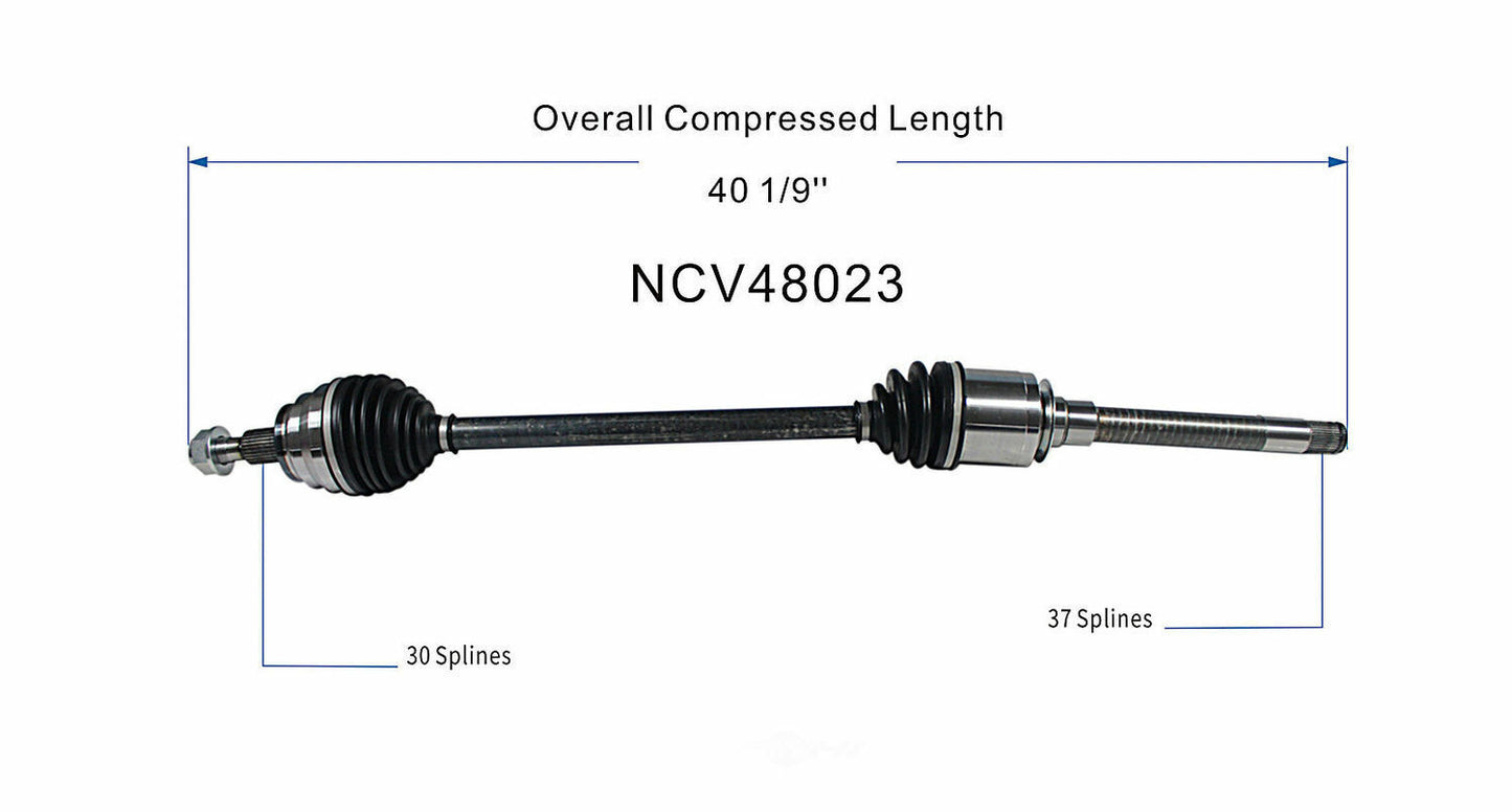 GSP North America NCV48023 CV Axle Assembly