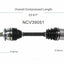 GSP North America NCV39051 CV Axle Assembly