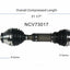 GSP North America NCV73017 CV Axle Assembly