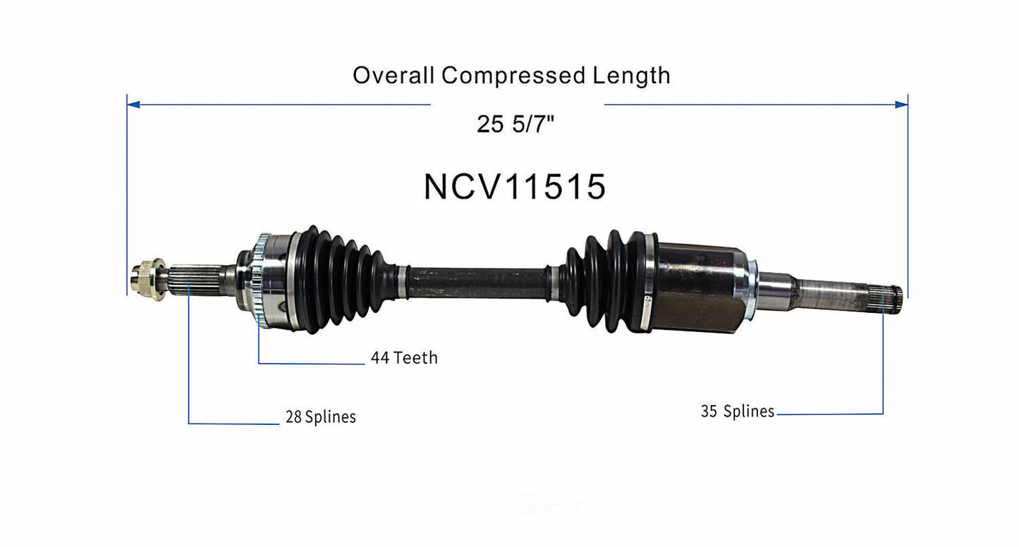 GSP North America NCV11515 CV Axle Assembly