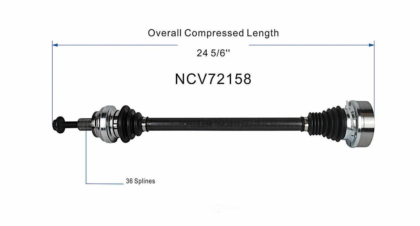 GSP North America NCV72029 CV Axle Assembly