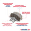 Wagner OEX1847 Disc Brake Pad Set