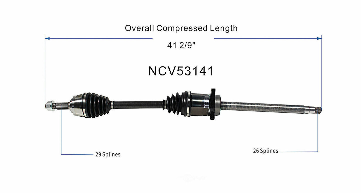 GSP North America NCV53141 CV Axle Assembly
