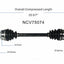 GSP North America NCV75074 CV Axle Assembly