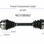 GSP North America NCV36562 CV Axle Assembly
