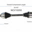 GSP North America NCV10255 CV Axle Assembly