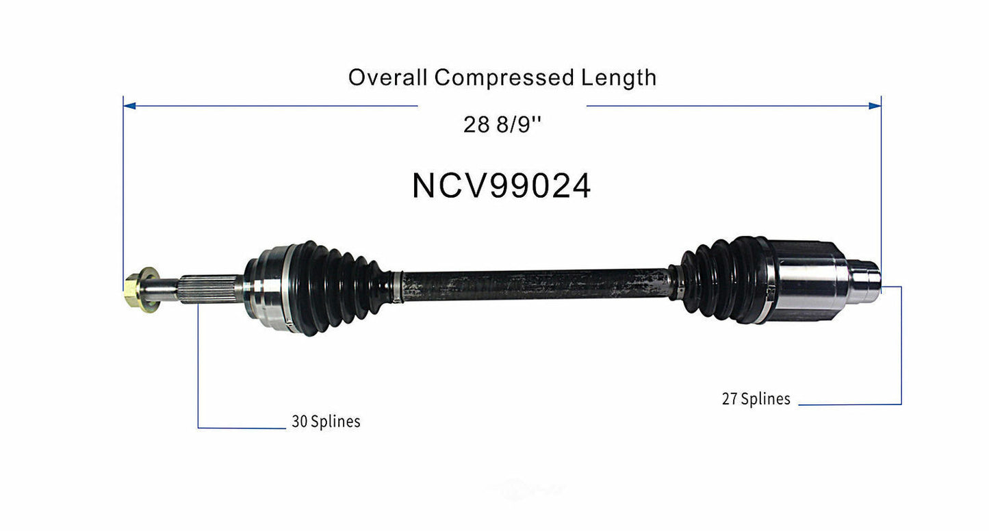 GSP North America NCV99024 CV Axle Assembly