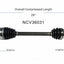GSP North America NCV36031 CV Axle Assembly