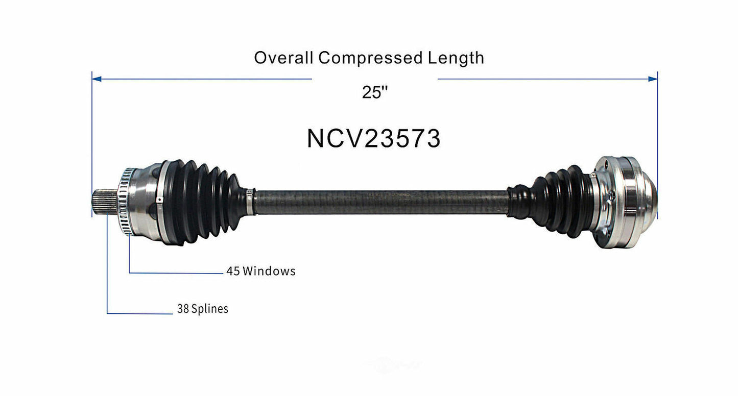 GSP North America NCV23573 CV Axle Assembly