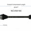 GSP North America NCV69180 CV Axle Assembly