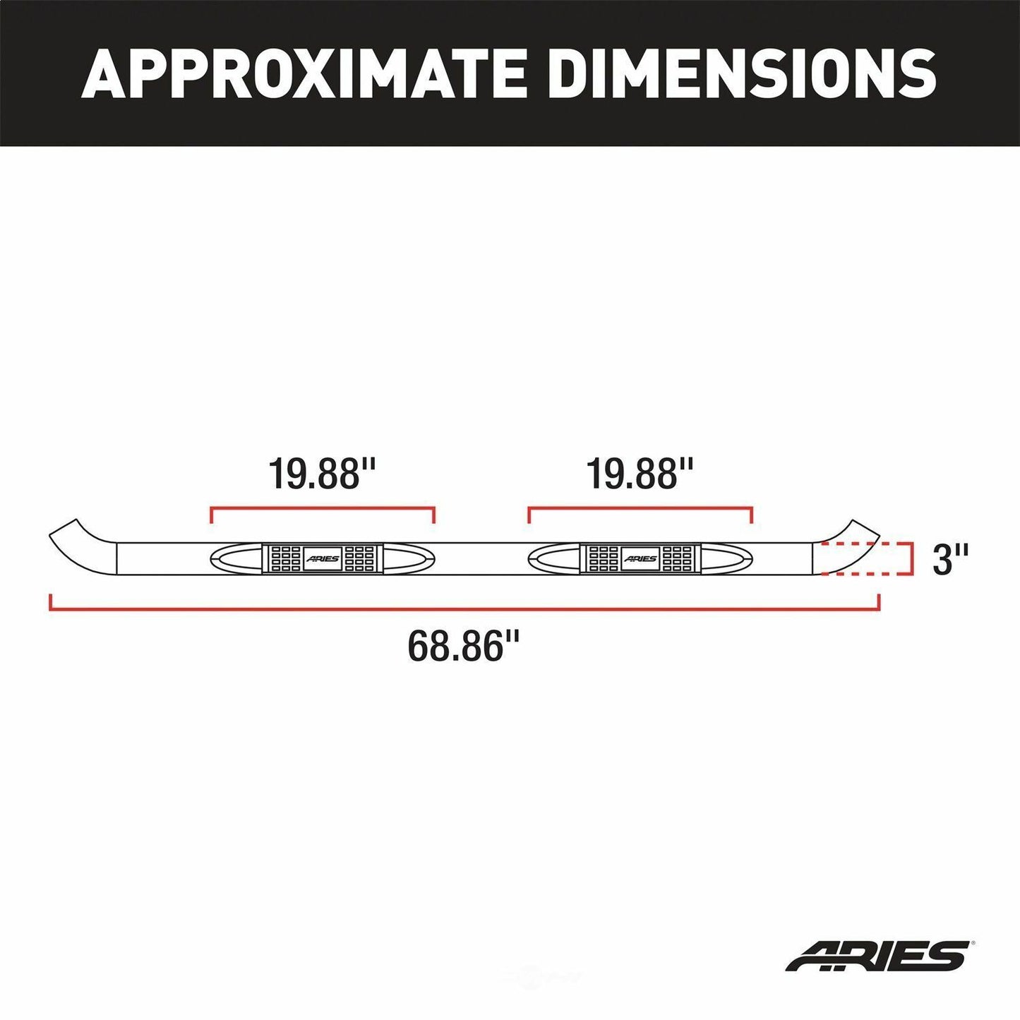 Aries 206003 Step Nerf Bar