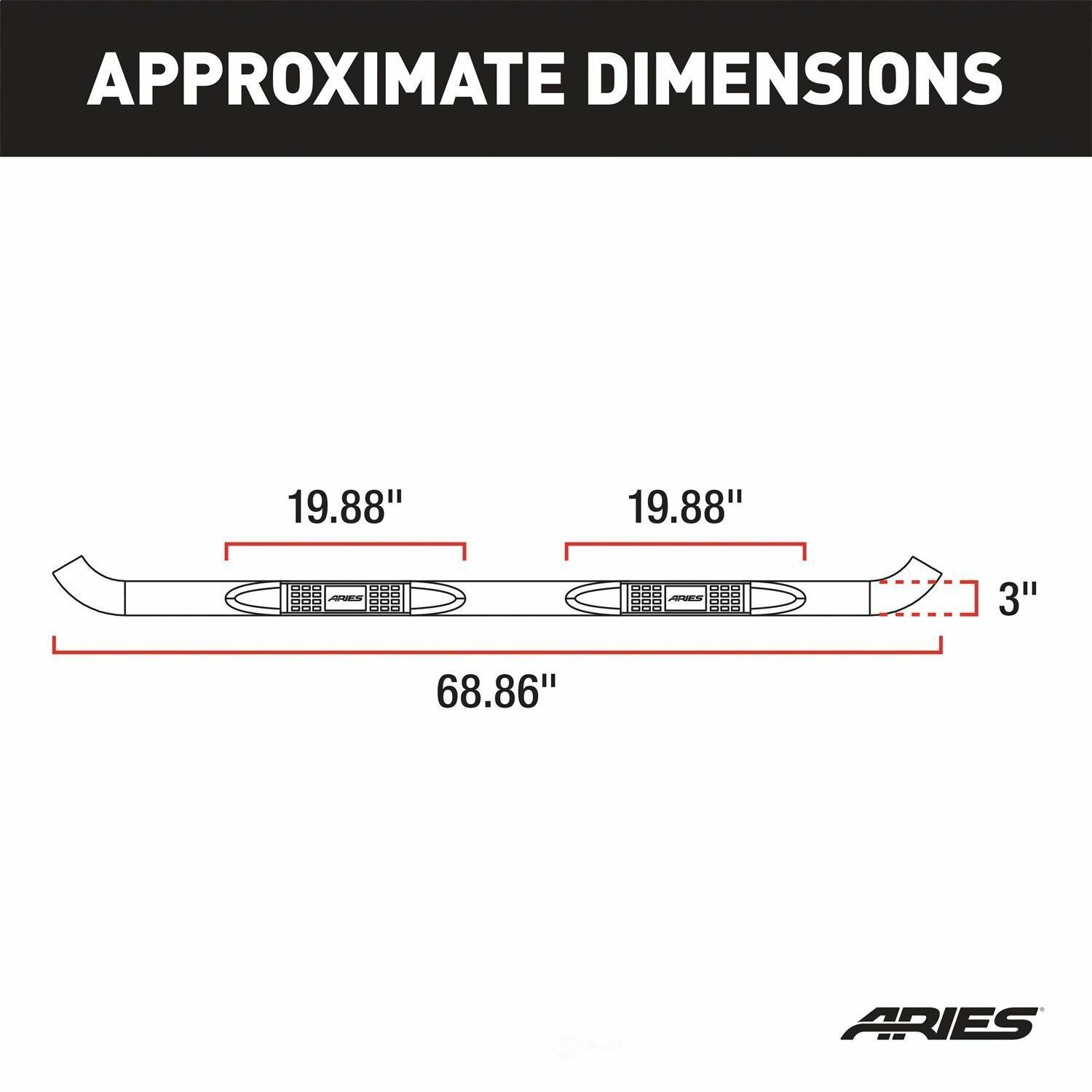 Aries 206003 Step Nerf Bar