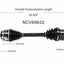 GSP North America NCV69632 CV Axle Assembly