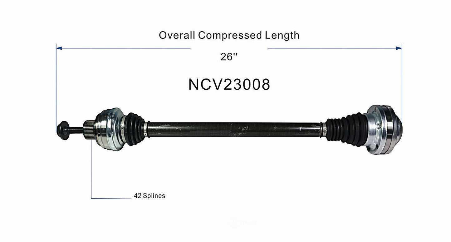GSP North America NCV23008 CV Axle Assembly