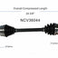GSP North America NCV36044 CV Axle Assembly