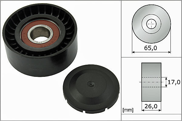 INA FP05571 Accessory Drive Belt Idler Pulley