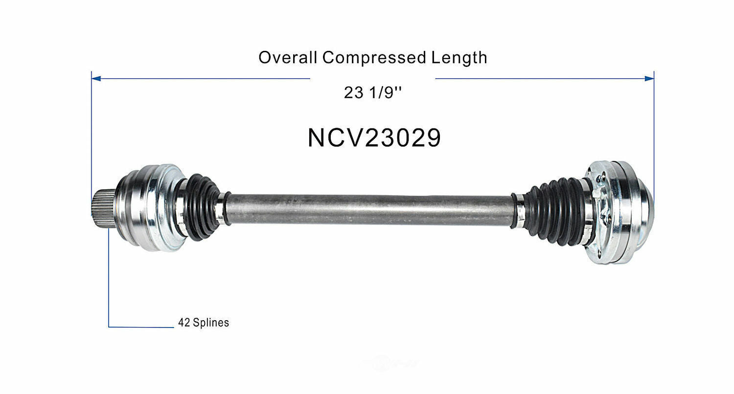 GSP North America NCV23029 CV Axle Assembly