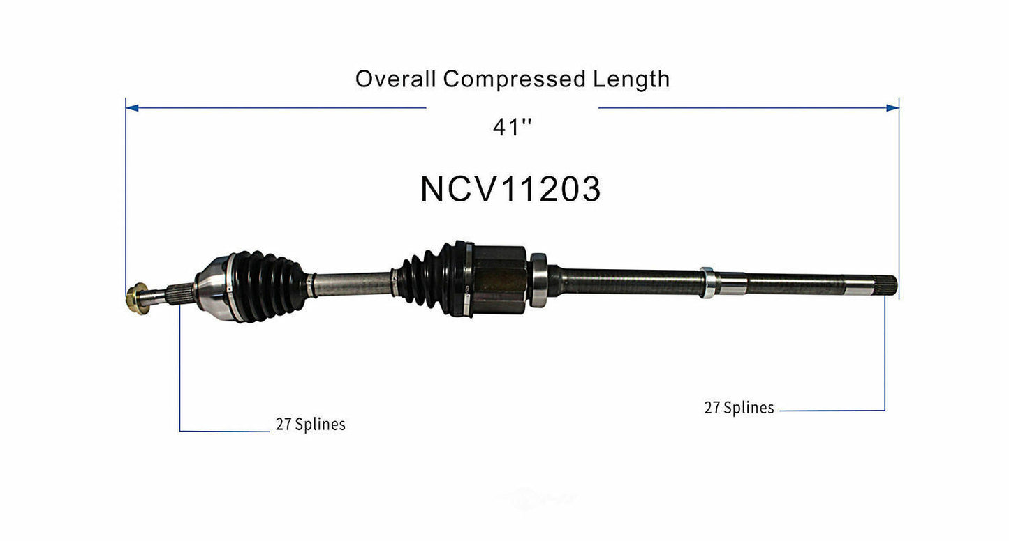 GSP North America NCV11203 CV Axle Assembly