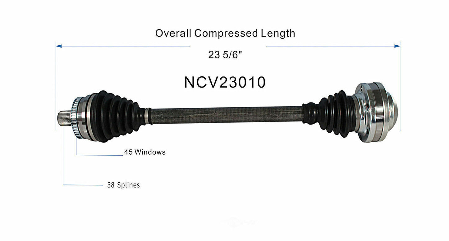 GSP North America NCV23010 CV Axle Assembly