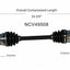 GSP North America NCV49508 CV Axle Assembly
