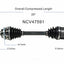 GSP North America NCV47591 CV Axle Assembly