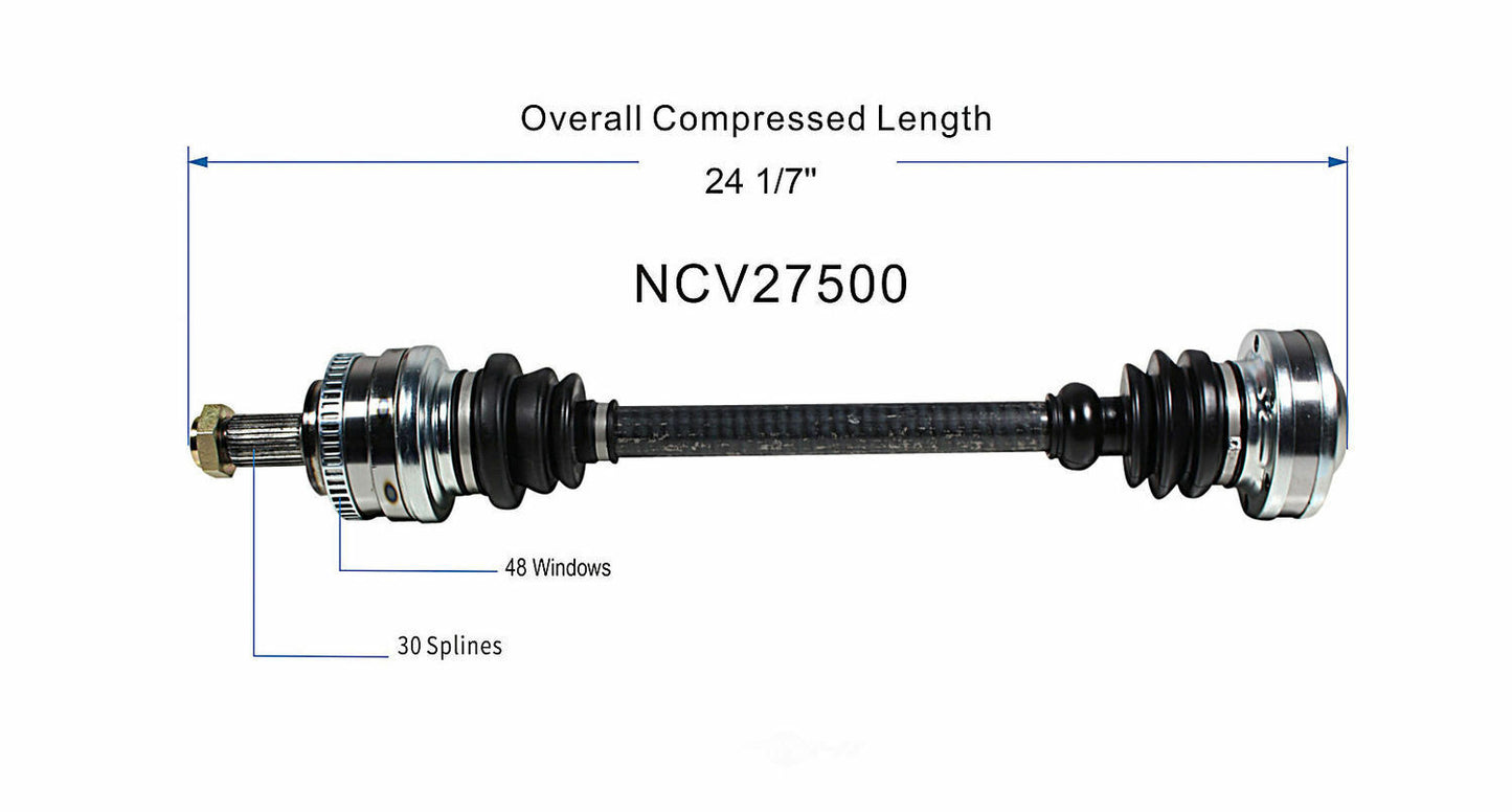 GSP North America NCV27500 CV Axle Assembly