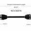 GSP North America NCV36576 CV Axle Assembly